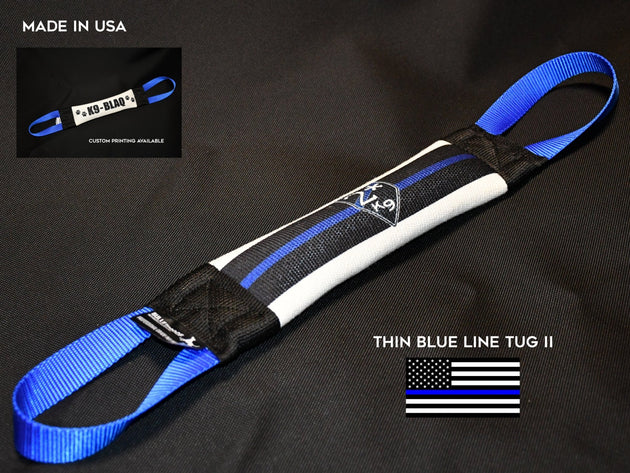 THIN BLUE LINE- II FIRE HOSE TUG - FLAG SERIES - Bulletproof Pet Products Inc