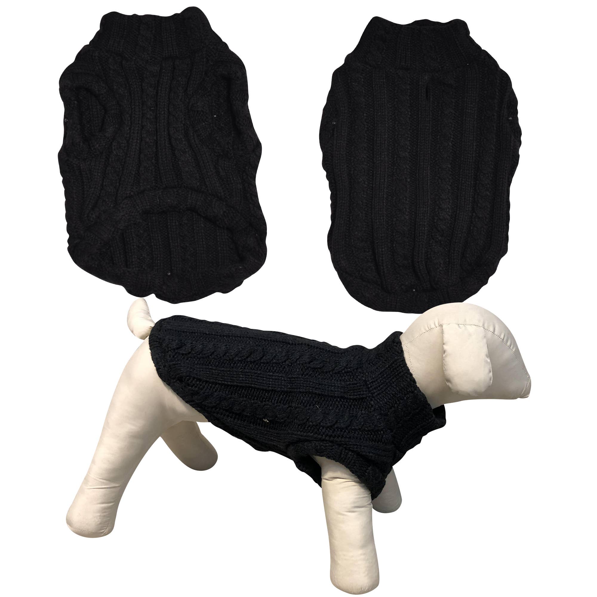 Turtleneck Dog Sweater - Winter Coat Apparel - Bulletproof Pet Products Inc