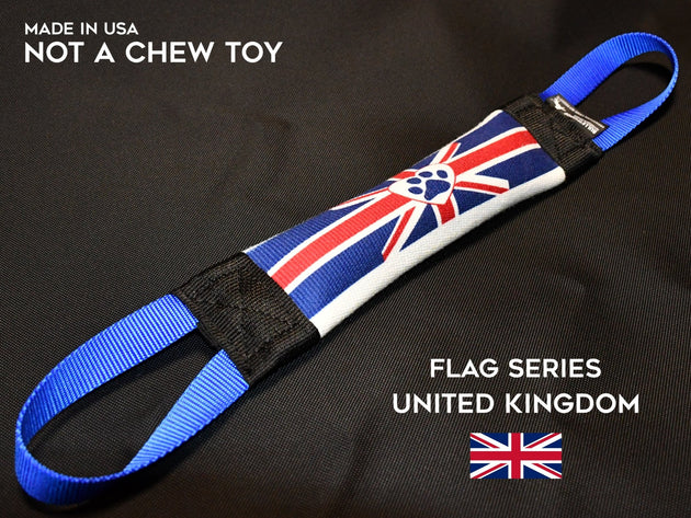 UNITED KINGDOM FIRE HOSE TUG - FLAG SERIES - Bulletproof Pet Products Inc